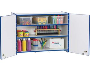 Jonti-Craft Rainbow Accents Wall Cabinet - Lockable