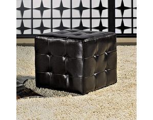 Abbyson Living Bentley  Bonded Leather Cube Ottoman