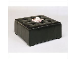 Armen Living Empire Tufted Brown Ottoman