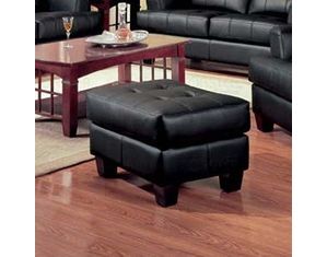 Union Square Lawrence Leather Ottoman