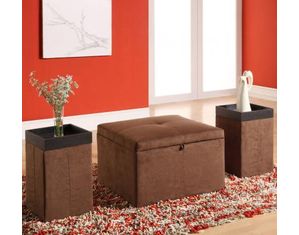 LifeStyle Solutions Quebec Ottoman Set