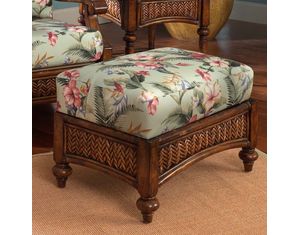 South Sea Rattan Philip Ottoman
