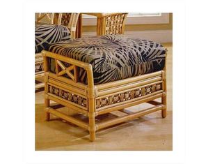 South Sea Rattan Tahiti Ottoman