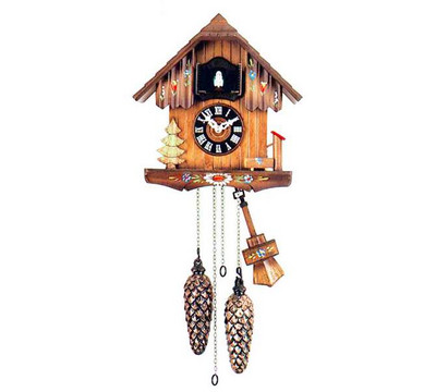Hekas_Chalet__Water_Pump__Tree__Flowers_Cuckoo_Clock.jpg