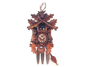 Hekas 14 inch Traditional Live Animals Hunting Model Cuckoo Clock - Fast FREE FedEx Shipping!
