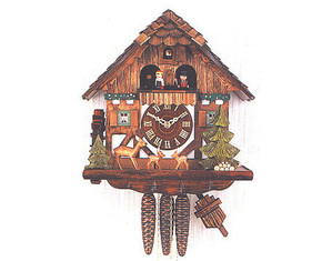 Hekas Jumping Deer Cuckoo Clock - Fast FREE FedEx Shipping!