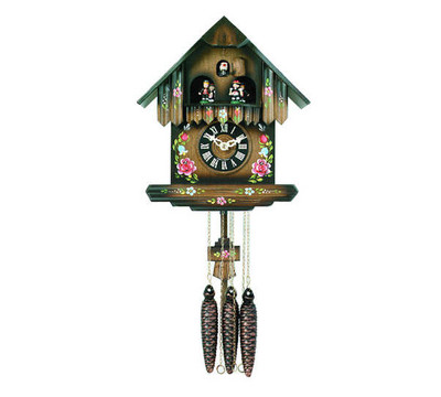 River_CIty_11_inch_Cottage_with_Painted_Flowers_Cuckoo_Clock.jpg