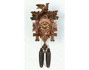 River City 13 inch Five Leaves and One Bird Cuckoo Clock - Fast FREE FedEx Shipping!
