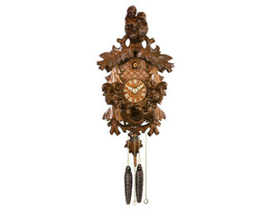 River City 13 inch Owls and Squirrels with Nest Cuckoo Clock - Fast FREE FedEx Shipping!