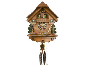 River City 14 inch Fisherman with Pole Cuckoo Clock