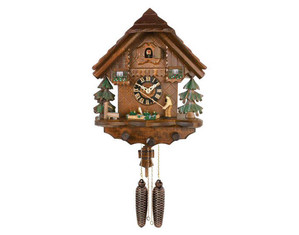 River City 14 inch Fisherman Cuckoo Clock