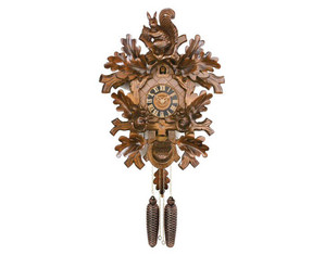 River City 16 inch Feeding Squirrels Cuckoo Clock - Fast FREE FedEx Shipping!