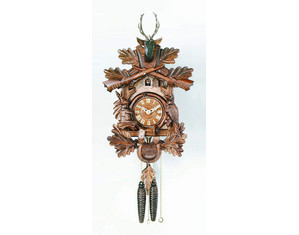 River City 16 inch Hunter's Cuckoo Clock with Live Animals - Fast FREE FedEx Shipping!