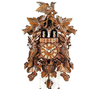 River_CIty_17_inch_Seven_Leaves_with_Three_Bird_and_Nest_Cuckoo_Clock.jpg