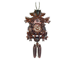 River City 20 inch Hunter's Cuckoo Clock with Live Animals - Fast FREE FedEx Shipping!