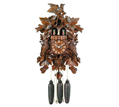 River_CIty_21_inch_Seven_Leaves_with_Three_Birds_and_Nest_Cuckoo_Clock.jpg