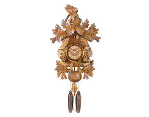 River City 24 inch Hunter and Ram Cuckoo Clock