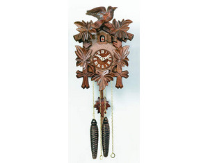River City 9 inch Five Leaves and One Bird Cuckoo Clock