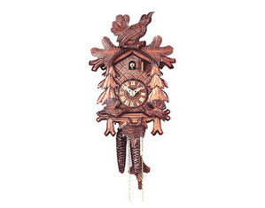 Romba 13 inch Pheasant on the Top and Animated Feeding Birds Cuckoo Clock - Fast FREE FedEx Shipping!