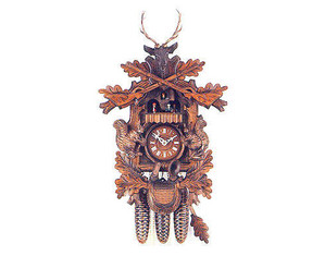 Romba 23 inch Hunting Model with Squirrels Cuckoo Clock - Fast FREE FedEx Shipping!