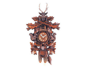 Romba 22 inch Hunting Model with Squirrels Cuckoo Clock - Fast FREE FedEx Shipping!