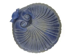 Achla Design Lavender Shell Birdbath