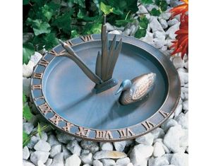 Whitehall Loon Birdbath Sundial