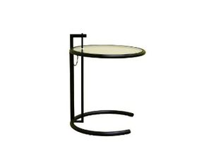 Baxton Studio Black Metal Coffee Table with Glass Top CT33161