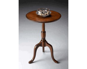 Butler Physically Distressed Finish Round Accent Table