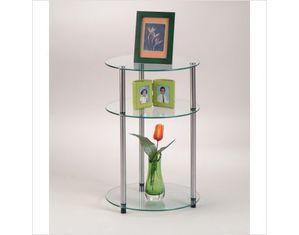 Convenience Concepts Three Tier Round Table