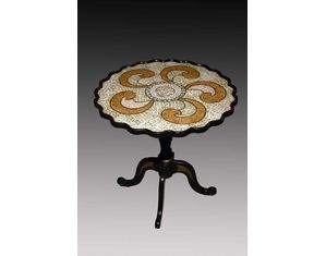 Fairfax Home Furnishings Golden Swirl Tilt-Top Accent Table