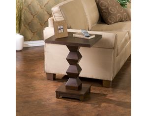 SEI Echelon Espresso Accent Table