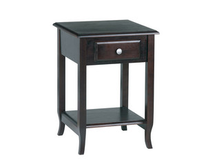 Home Star Merlot Collection Accent Table