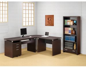 Union Square Black Bookcase