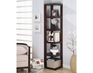 Union Square Dark Hardwood Bookcase - 800268