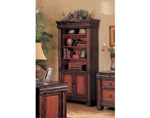 Union Square Dark Two Tone Finish Bookcase