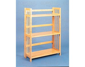 Union Square Natural Three Shelf Bookcase