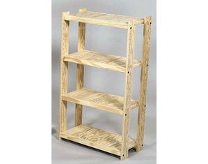 Collegiate Furniture Narrow Bookcase Unit with 4 Shelf - Fast FREE FedEx Shipping!