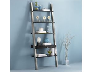 Hammary Modern Hammary Currant Leaning Bookcase With Drawer