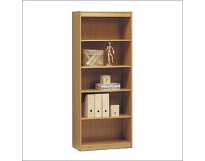 Jaycee 72 Inches Four Shelf Wide Bookcase