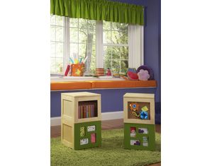 LittleMissMatched Artsycraftsy Cube Bookcase - Set of 2 - BACK TO SCHOOL SPECIAL!