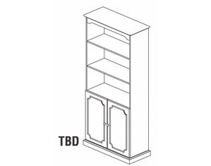 Mayline Group Toscana Series Bookcase With Lower Doors