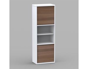 Nexera Liber-T 54 Inch 2 Door Bookcase