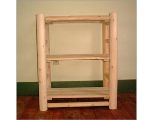 Old Adirondack Long Pond Bookcase with 3 shelves