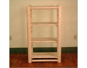 Old Adirondack Long Pond Bookcase with 4 shelves