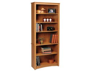 Prepac 77 inch Sonoma 6 Shelves Bookcase