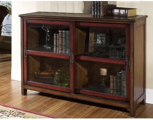 Pulaski Accents Barrister Bookcase in Mission Red - FREE Inside Delivery!