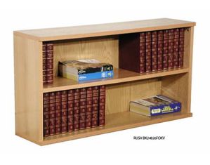 Rush Heirlooms 25.75 Inch Window Bookcase with Veneer Finish