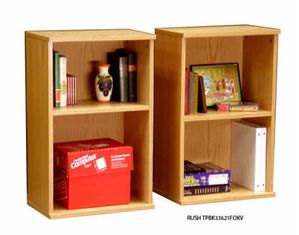 Rush Heirlooms 30 Inch Twin Pack Bookcase with Veneer Finish