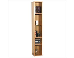Rush Heirlooms 73.5 Inch Tower Bookcase with Veneer Finish BK11273FOKV